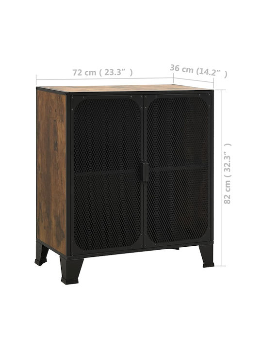 Bufet din Lemn & Metal Maro 72x36x82cm