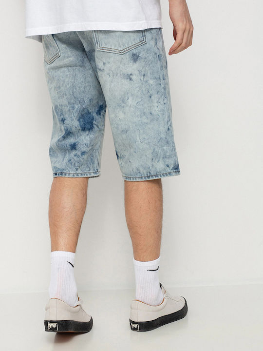 Levi's Acid Wash Herrenshorts Jeans Hellblau