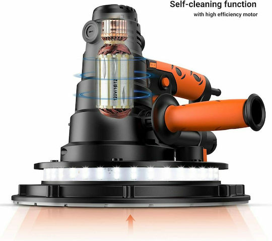 Tacklife PDS03B Έκκεντρο Τριβείο 220mm Ρεύματος 800W με Ρύθμιση Ταχύτητας και με Σύστημα Αναρρόφησης