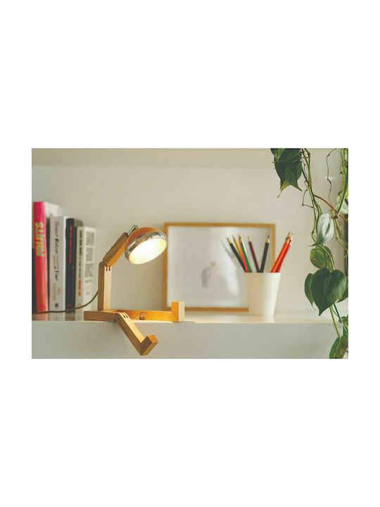 Piffany Mr Wattson Decorative Lamp Figure with Socket for Bulb G4 Orange