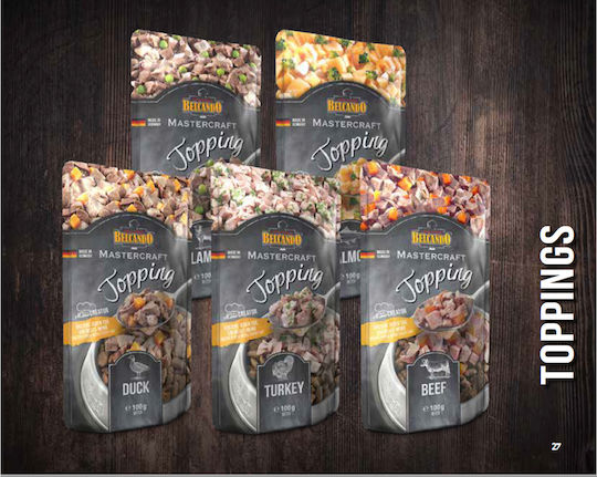 Belcando Mastercraft Topping Wet Food Dogs in Pouches with Beef and Carrot Grain-Free 100gr