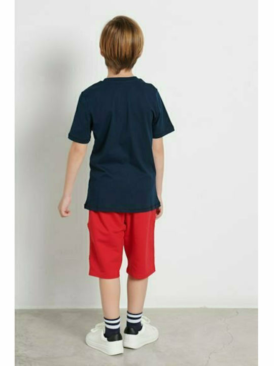 Kids' Set with Shorts Summer 2pcs Navy Blue
