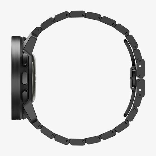 Suunto 9 Peak Titanium 43mm Αδιάβροχο Smartwatch με Παλμογράφο (Full Titanium Black)