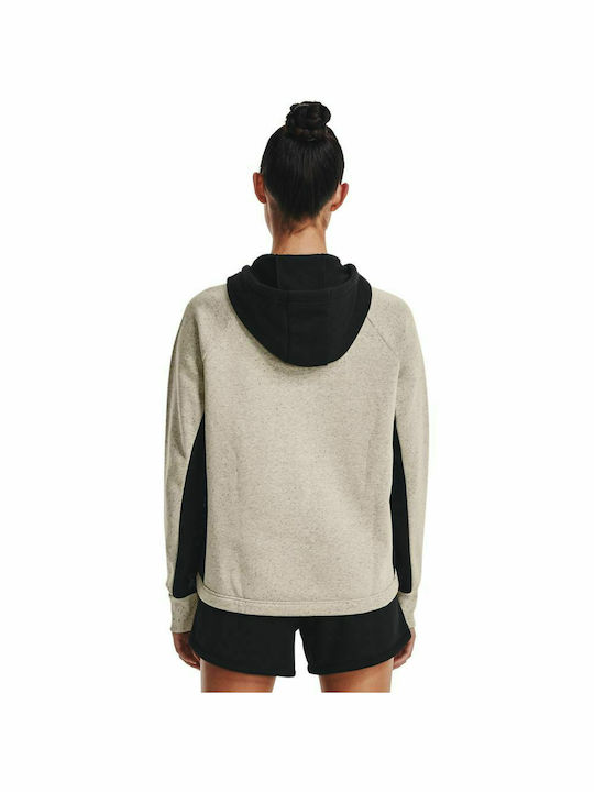 Under Armour Rival Women's Hooded Cardigan Beige