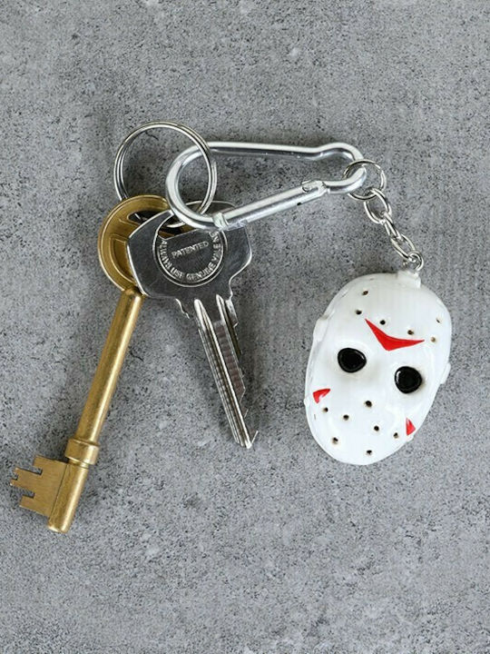 Pyramid International Μπρελόκ Friday the 13th - Jason 3D Λευκό Pyramid International Μπρελόκ Friday the 13th - Jason 3D Λευκό