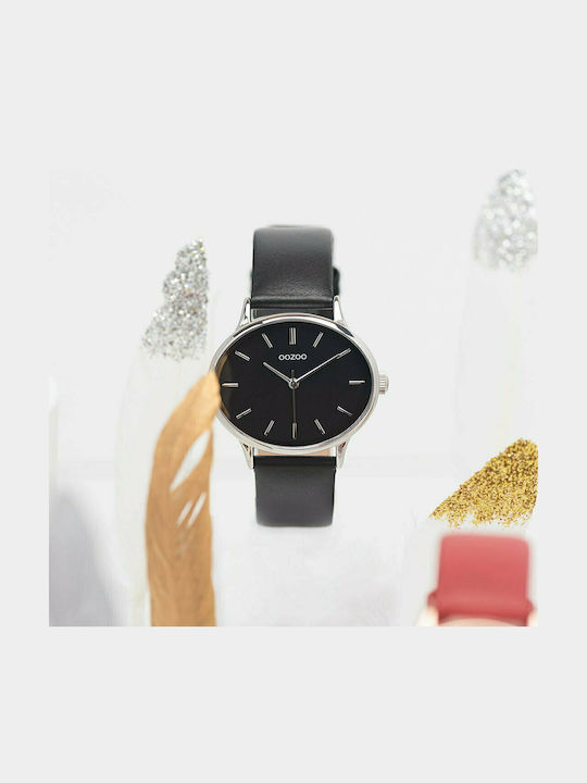 Oozoo Timepieces Ρολόι Μπαταρίας με Δερμάτινο Λουράκι Oozoo Timepieces Ρολόι Μπαταρίας με Δερμάτινο Λουράκι