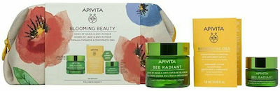 Apivita Blooming Beauty Bee Radiant Gel Σετ Περιποίησης με Κρέμα Προσώπου