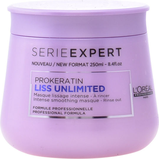 L'Oréal Professionnel Serie Expert Liss Unlimited Μάσκα Μαλλιών για Λείανση 250ml