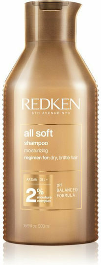 Redken All Soft Shampoos Hydration for All Hair Types 500ml