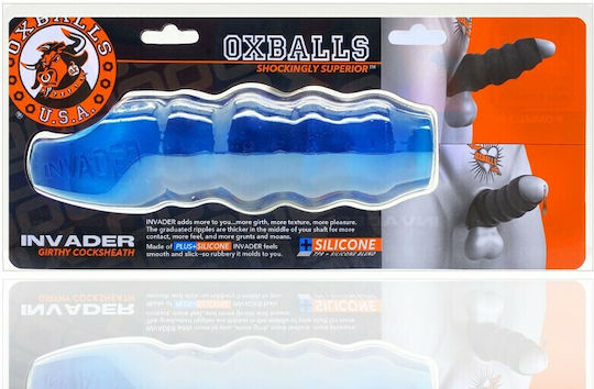 Oxballs Invader Cocksheat Space Προέκταση Πέους Ice Blue 16.51cm
