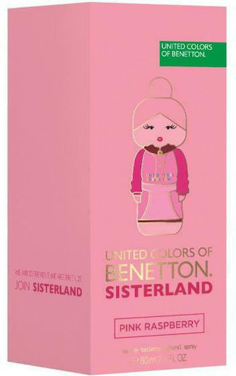 Benetton Sisterland Pink Raspberry Eau de Toilette 80ml