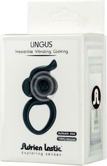 Adrien Lastic Lingus Vibration Ring Schwanz Schwarz 30649