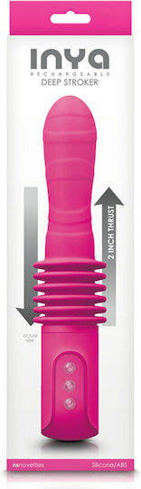 Ns Novelties In N Out Up N Down Renegate Deep Stroker Classic Vibrator Hot Pink