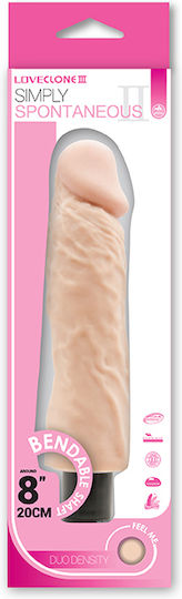 Nanma Simply Spontaneous II Loveclone Vibe Realistic Vibrator 23cm Carne