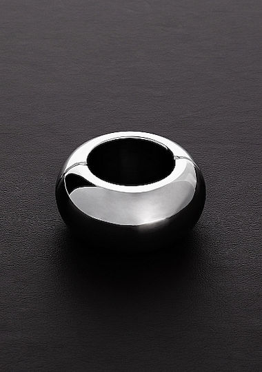 Triune Oval Ball Stretcher Cock Ring Cock Metalic Argintiu
