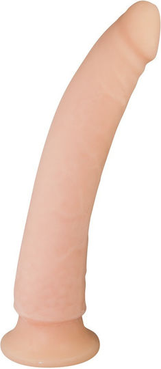 Nature Skin Soft Dong Плът Реалистично дилдо Със смукателна чашка Телесен 24см