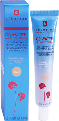 Erborian Water A La Centella CC Clair Light Gel Face Day with SPF25 with Centella Asiatica 40ml
