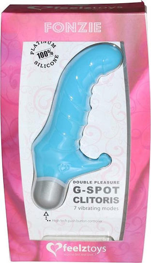 Feelztoys Fonzie Δονητής Rabbit 16cm Blue