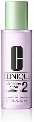 Clinique Lotion Ενυδάτωσης Clarifying Lotion 2 για Ξηρές Επιδερμίδες 200ml