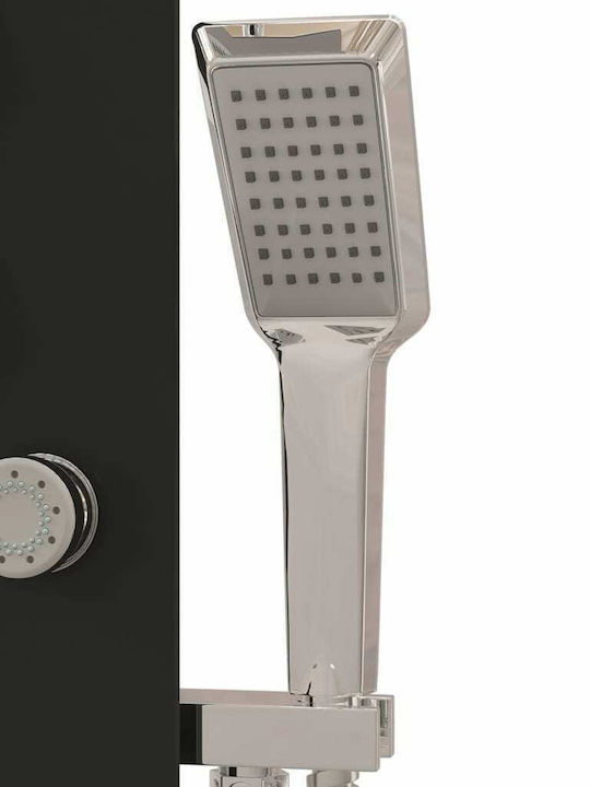 vidaXL Shower Column 130cm Black