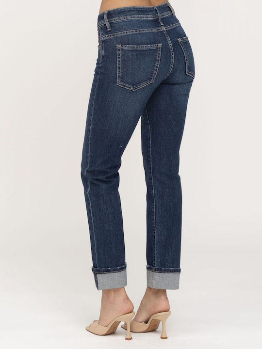 Monica Damenjeans Mittelhohe Taille in Schlanker Passform