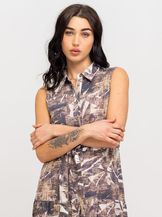 Alyssa Rochie De Vară Maxi Rochie-Cămașă Violet 67-010.047.N0000