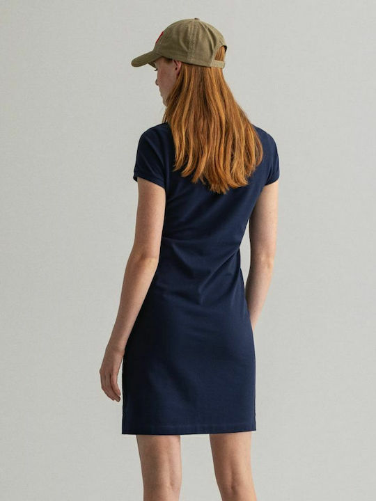 Summer Mini Dress Navy Blue