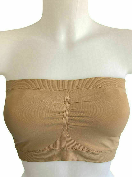 Women's Bra without Padding Beige