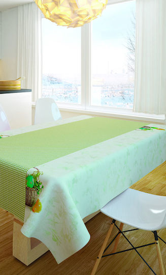 Saint Clair Easter Tablecloth Polyester Green 180x145cm