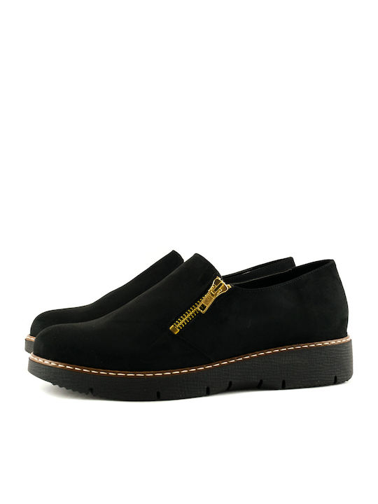 Juliet Damen Slip-Ons Total Black