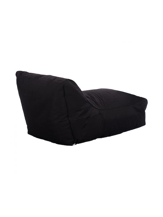 Sitzsack Liegestuhl Wasserdicht Bloom Schwarze 106x70x61cm