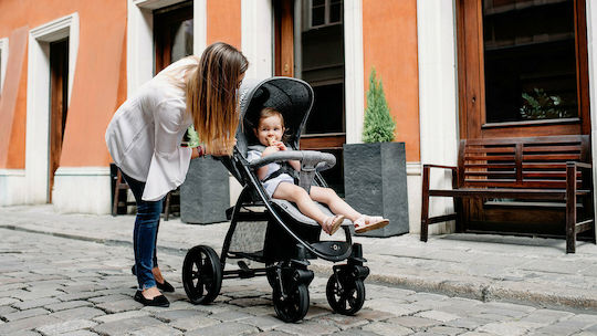 Lionelo Annet Plus Baby Stroller Suitable for Newborn Gray 10.36kg