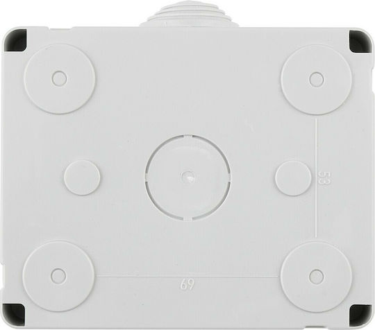 Vimar Plana Surface Mounted Electrical Box IP55 in Gray Color