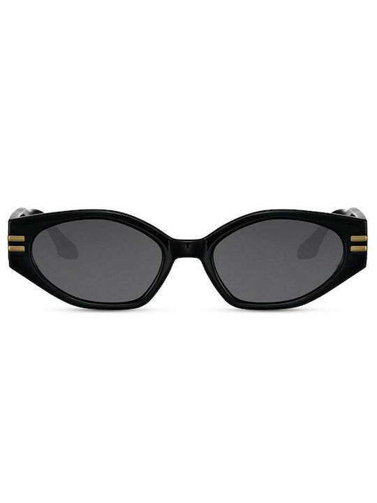 Solo-Solis Sonnenbrillen mit Schwarz Rahmen und Schwarz Linse NDL6145