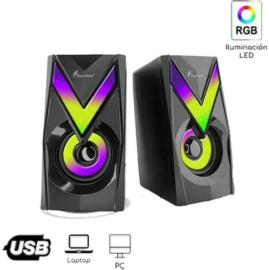 HT-122 Компютърни тонколони 2.0 с мощност 2.5W в Черен цвят