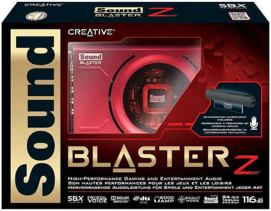 Creative Blaster Z SE Interior PCI Express Sound Card 5.1