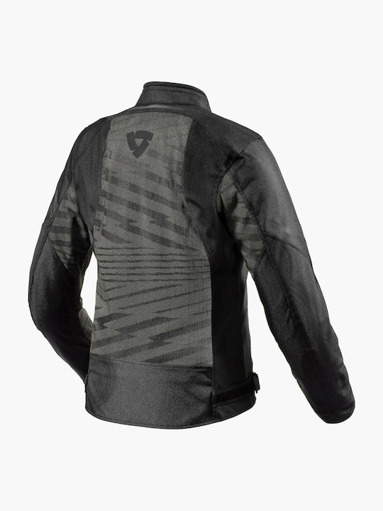 Rev'IT Torque 2 H2O Ladies Sommer Damen Motorradjacke Wasserdicht Black/Anthracite