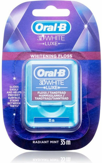 Oral-B 3D White Luxe Ață Dentară Cu aromă Mentă 35m 1buc