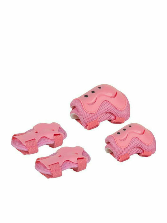 Rebel Kind Schutzausrüstung Set für Rollers Rosa