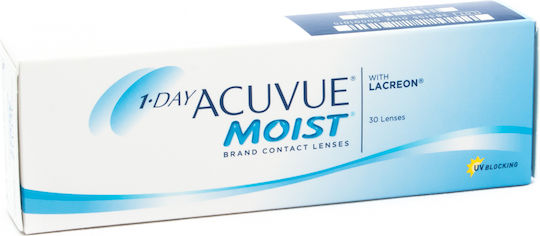 Acuvue 1-Day Moist 30 Daily Contact Lenses Hydrogel with UV Protection