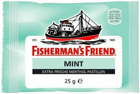 Fisherman's Friend Mint Καραμέλες Χωρίς Ζάχαρη Μέντα 25gr