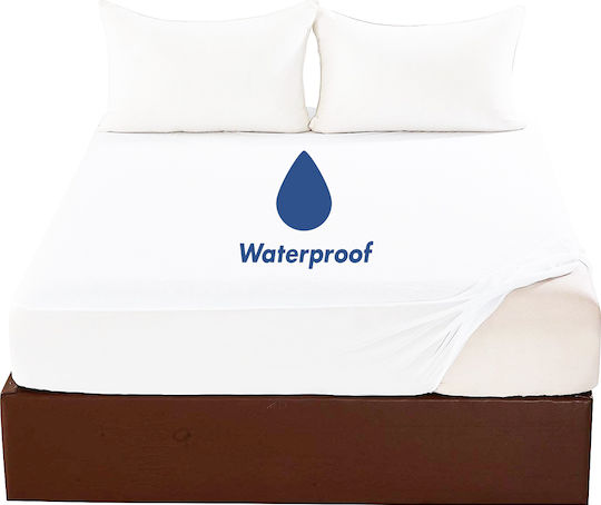 Gentug Protective Cover Single Waterproof with Elastic Bands Comfort Nights White 90x190cm