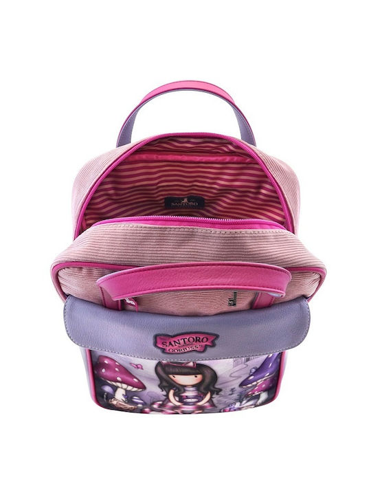 Santoro Cheshire Cat School Bag Backpack Elementary, Elementary in Pink color