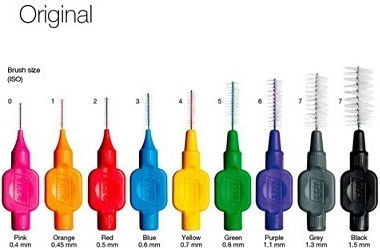 TePe Original Μεσοδόντια Βουρτσάκια 0.7mm Κίτρινα 8τμχ