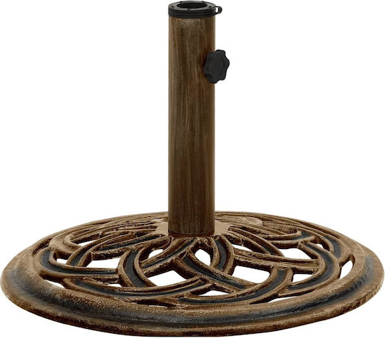 vidaXL Umbrella Stand made of Cast Iron Coffee 44x44x31cm