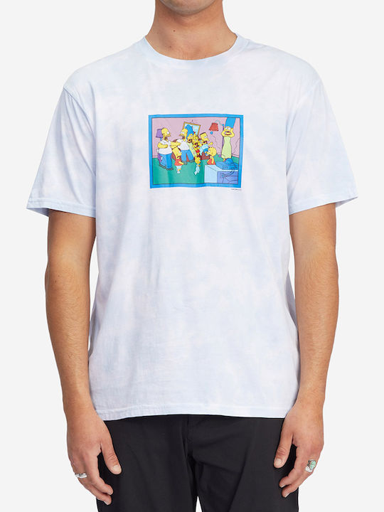 Billabong Simpsons Couch Gag T-shirt White Cotton C1SS74BIP2-0010