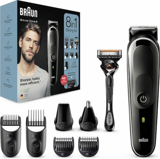 Braun MGK5360 Aparat de Ras Electric Față Reîncărcabil