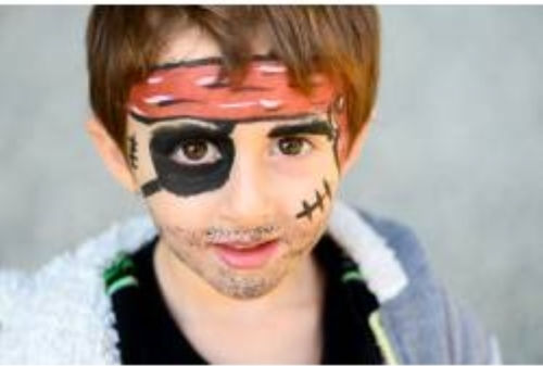 Pirate & Ladybug Karneval Face Painting 2.5gr Mehrfarbig 3Stück