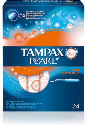 Tampax Ταμπόν Pearl με Απλικατέρ για Αυξημένη Ροή 24τμχ