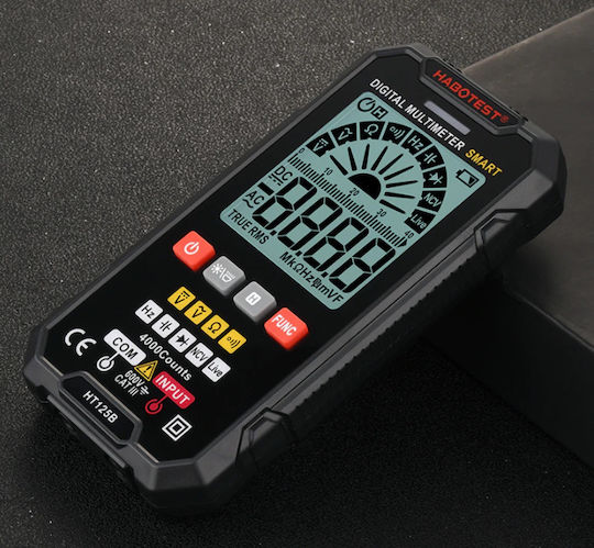 Habotest Multimetru digital RMS real cu Măsurare AC / DC / Rezistență HT125B